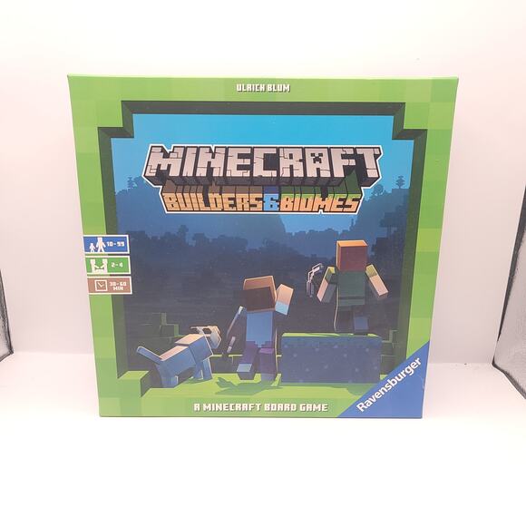 Minecraft Builders and Bioms Ravensburger Board Game - Picture 1 of 4
